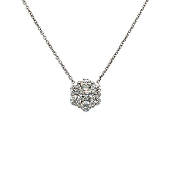 Diamond Flower Necklace
